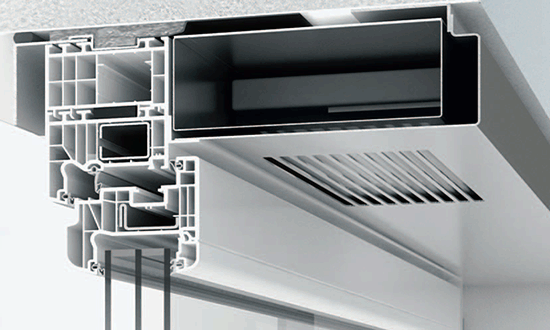 Sistema Schüco VentoTherm integrado en la ventana